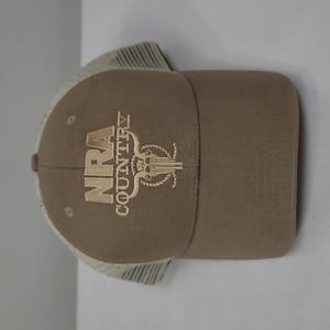 NRA Country Tan snapback trucker hat